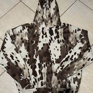 Abercrombie men’s Cow Print Hoodie